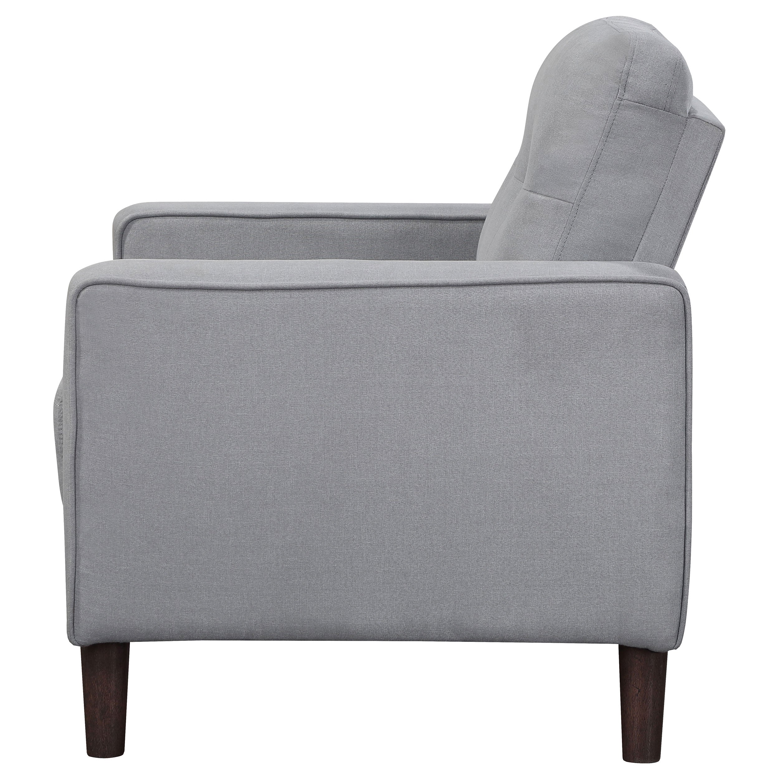 Bowen Upholstered Track Arm Tufted Accent Chair