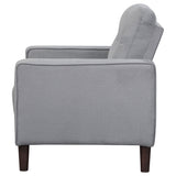 Bowen Upholstered Track Arm Tufted Accent Chair