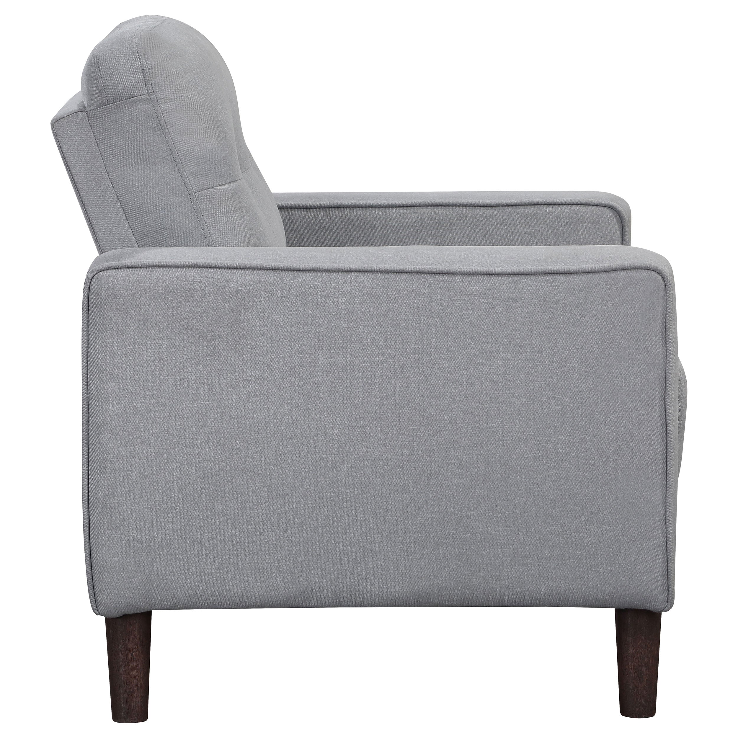 Bowen Upholstered Track Arm Tufted Accent Chair