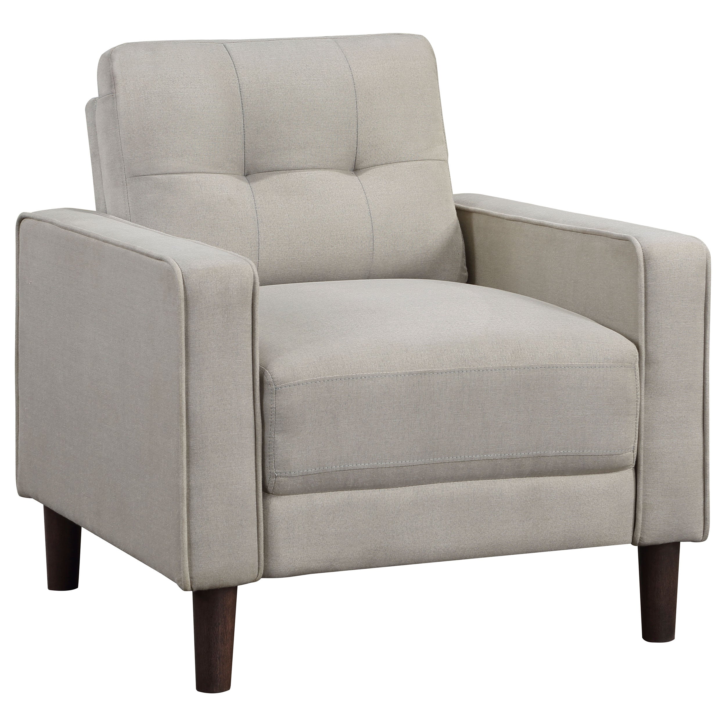 Bowen Upholstered Track Arm Tufted Sofa Set
