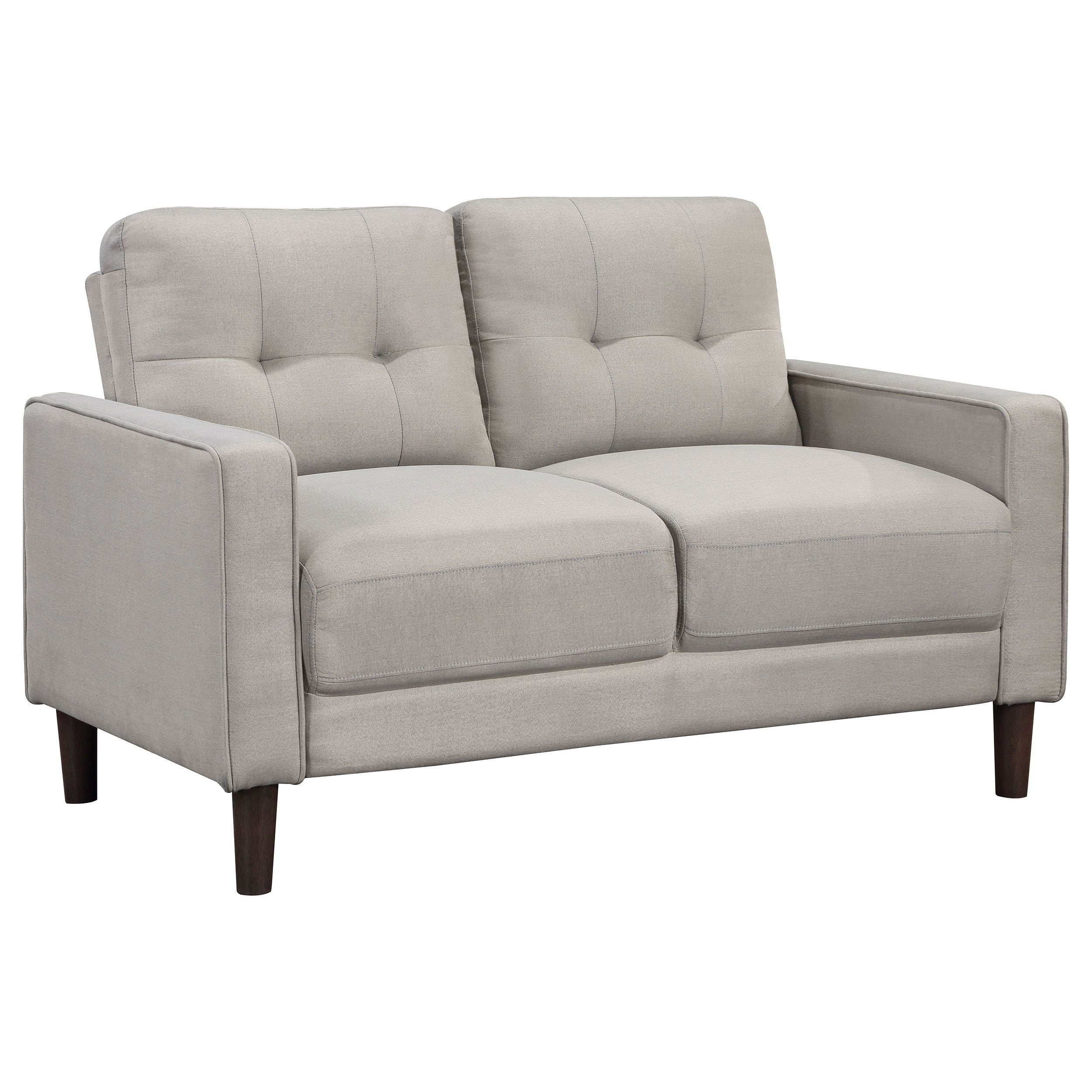 Bowen Upholstered Track Arm Tufted Loveseat