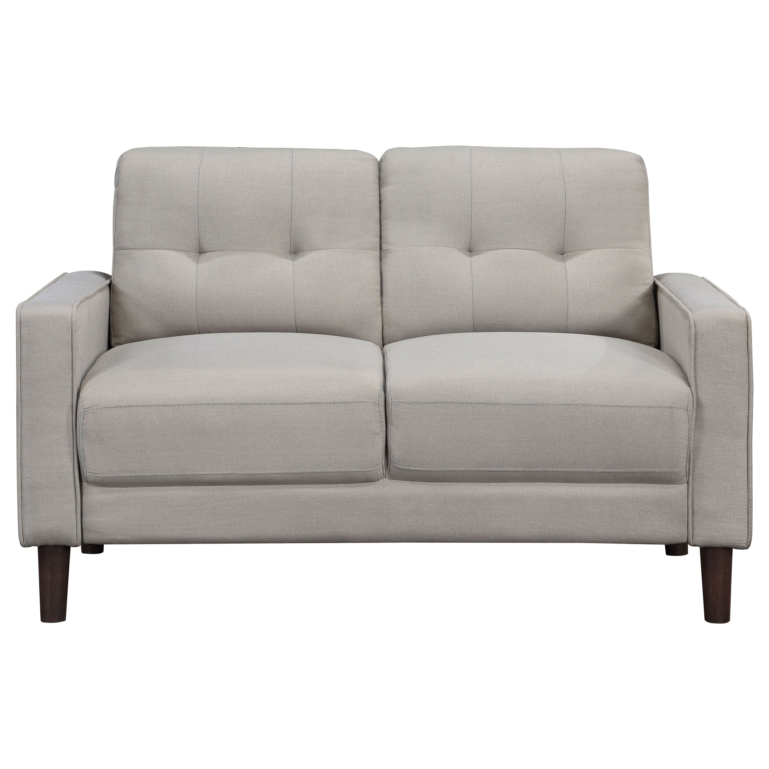 Bowen Upholstered Track Arm Tufted Loveseat
