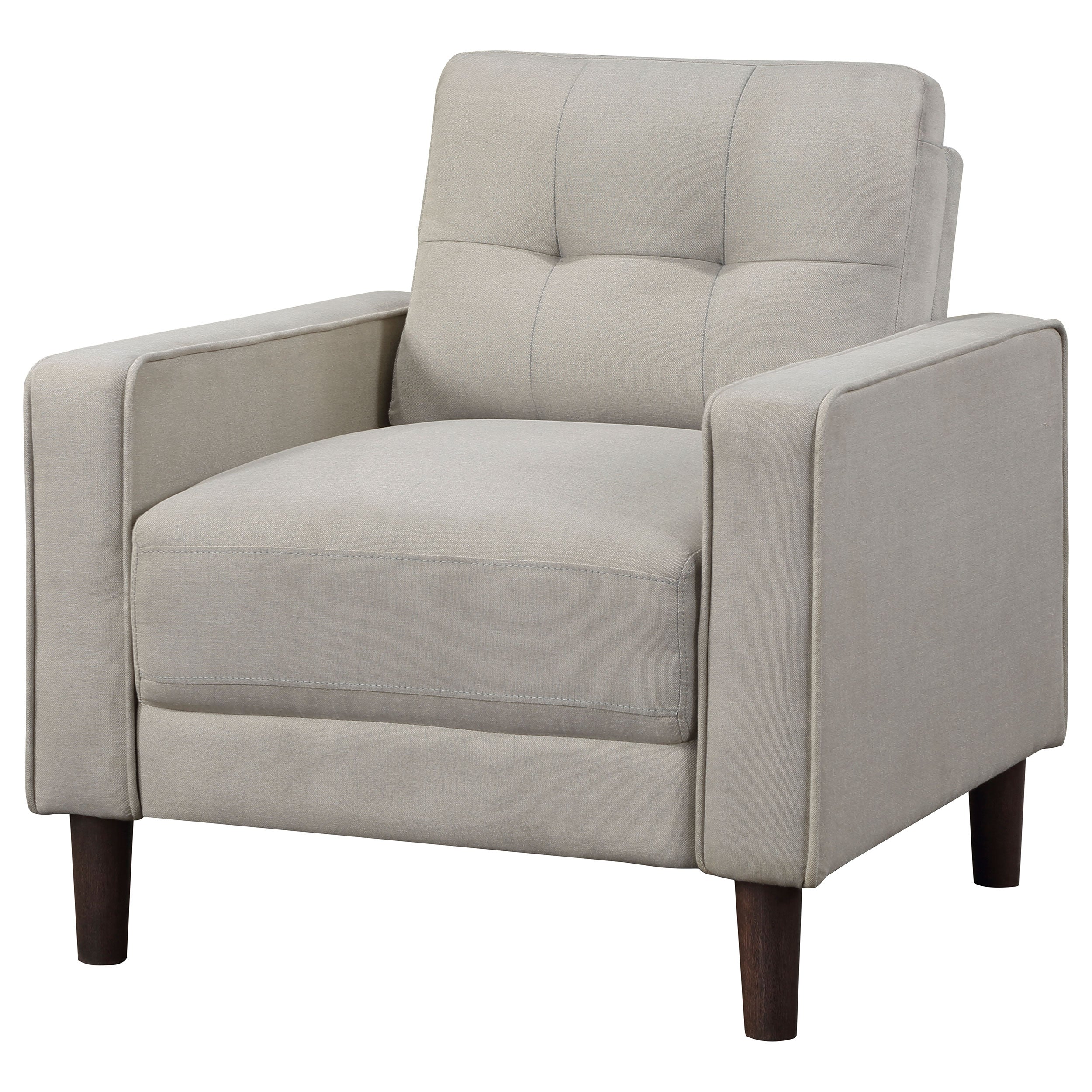 Bowen Upholstered Track Arm Tufted Accent Chair