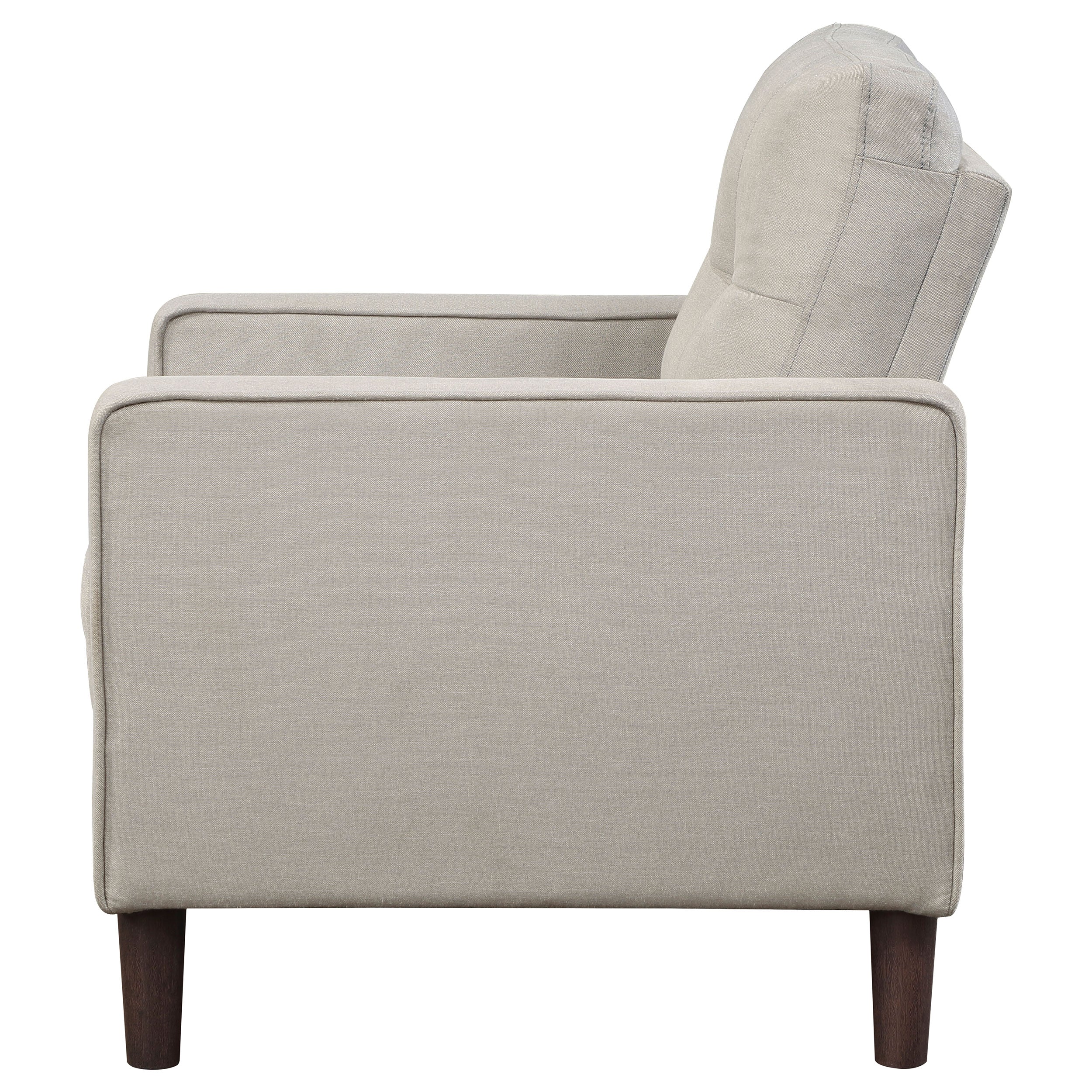 Bowen Upholstered Track Arm Tufted Accent Chair