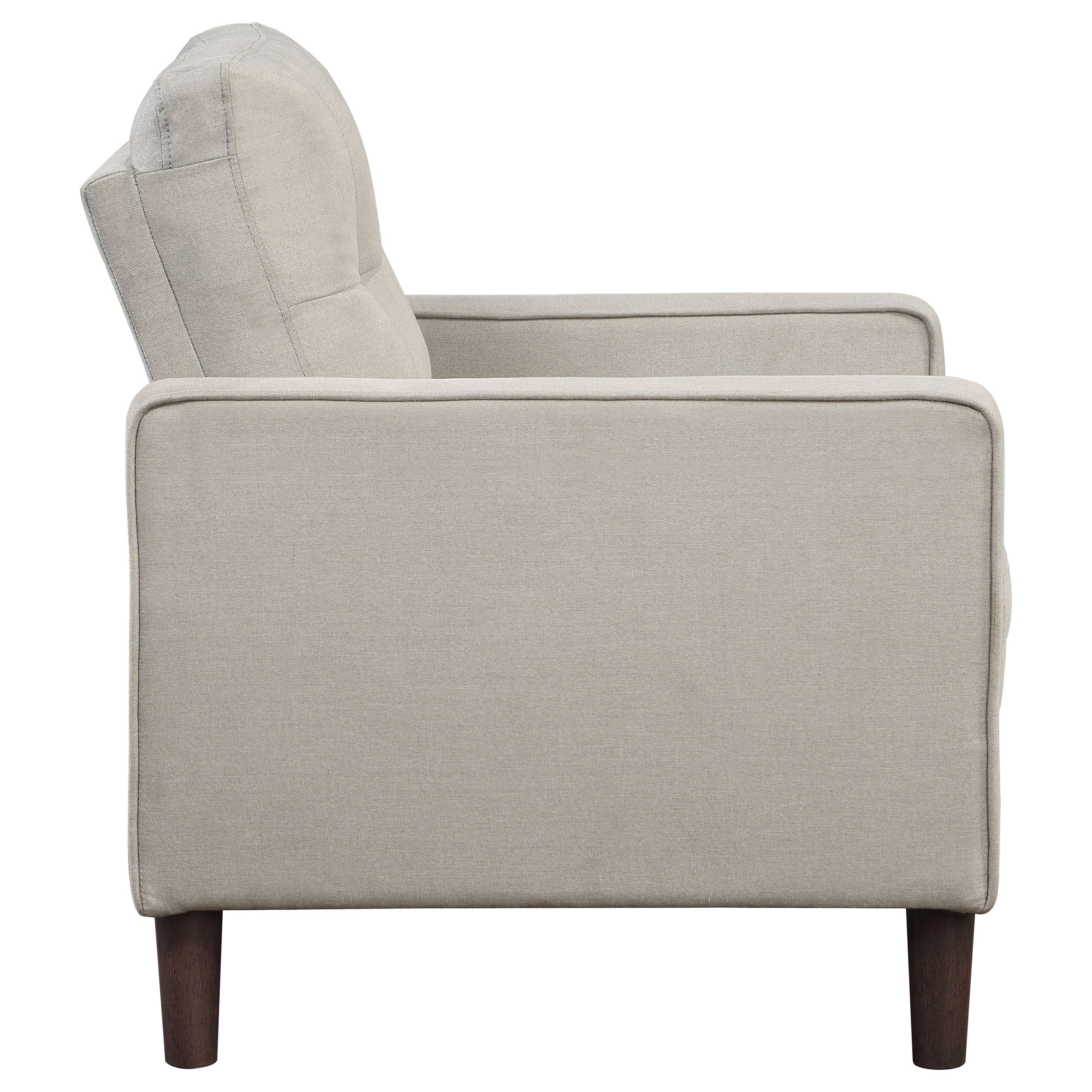 Bowen Upholstered Track Arm Tufted Accent Chair