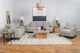 Bowen Upholstered Track Arm Tufted Accent Chair