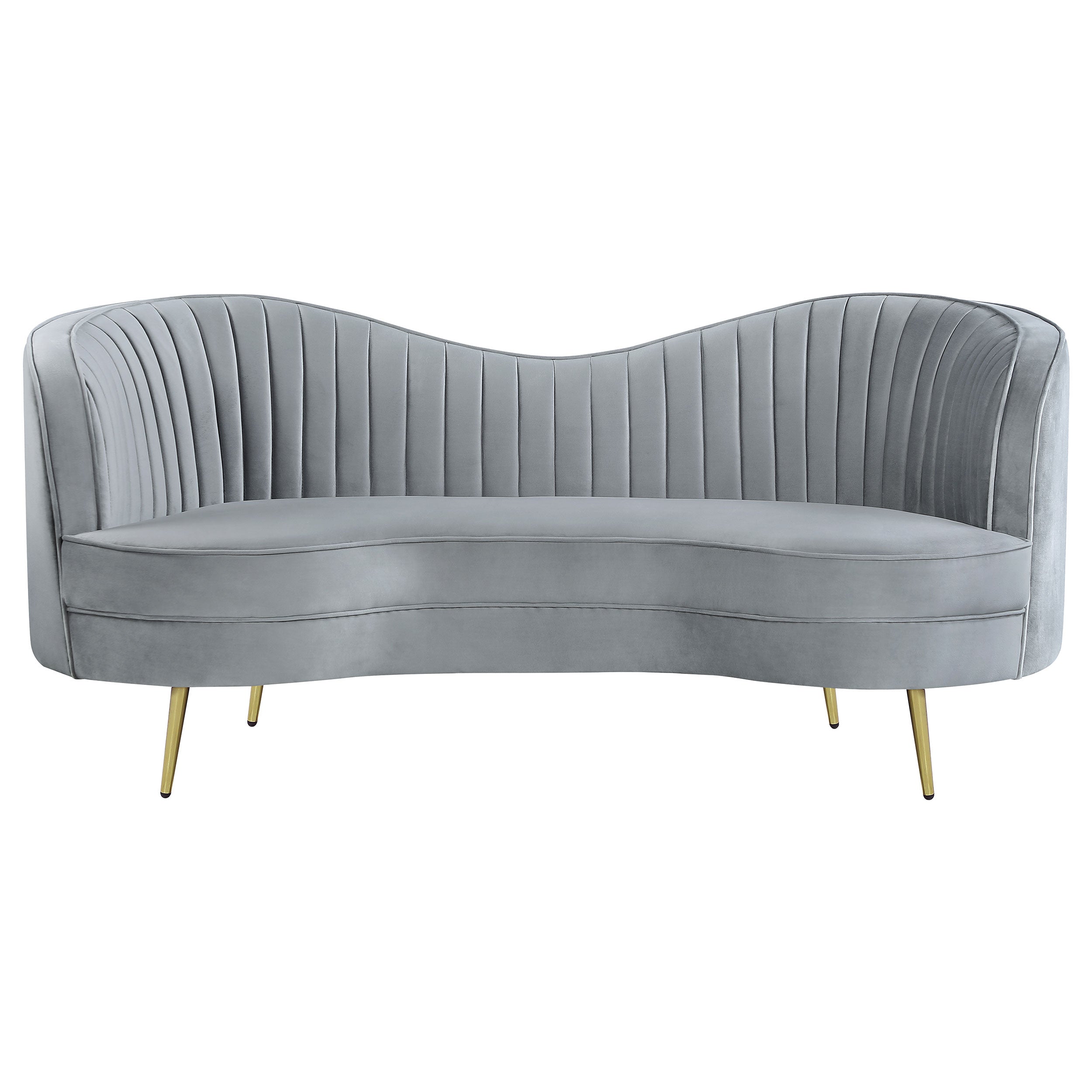 Sophia Upholstered Channel Tufted Loveseat