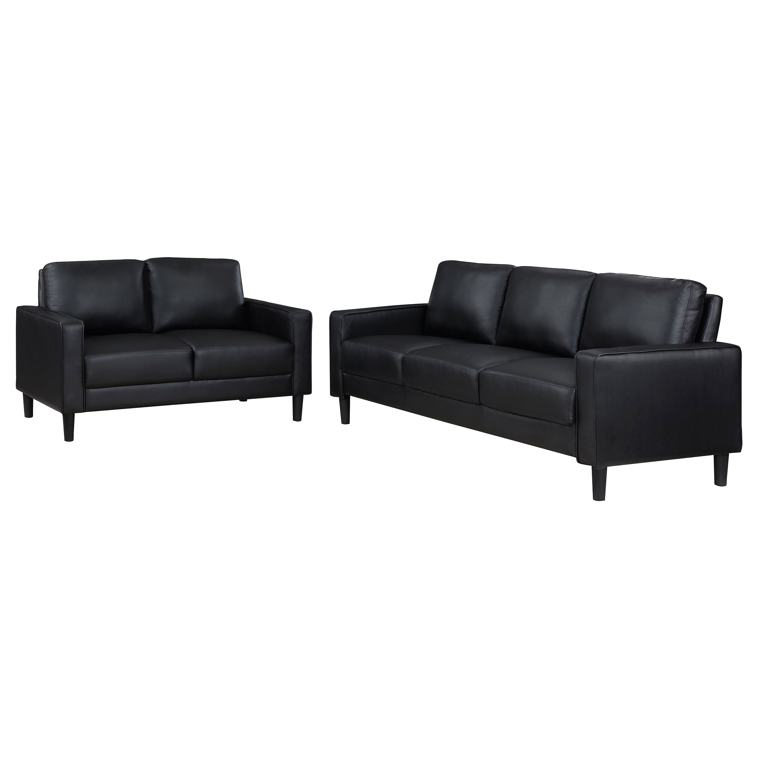 Ruth Upholstered Track Arm Sofa Set