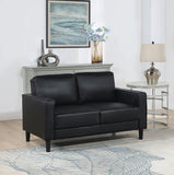 Ruth Upholstered Track Arm Loveseat