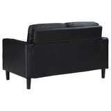 Ruth Upholstered Track Arm Loveseat