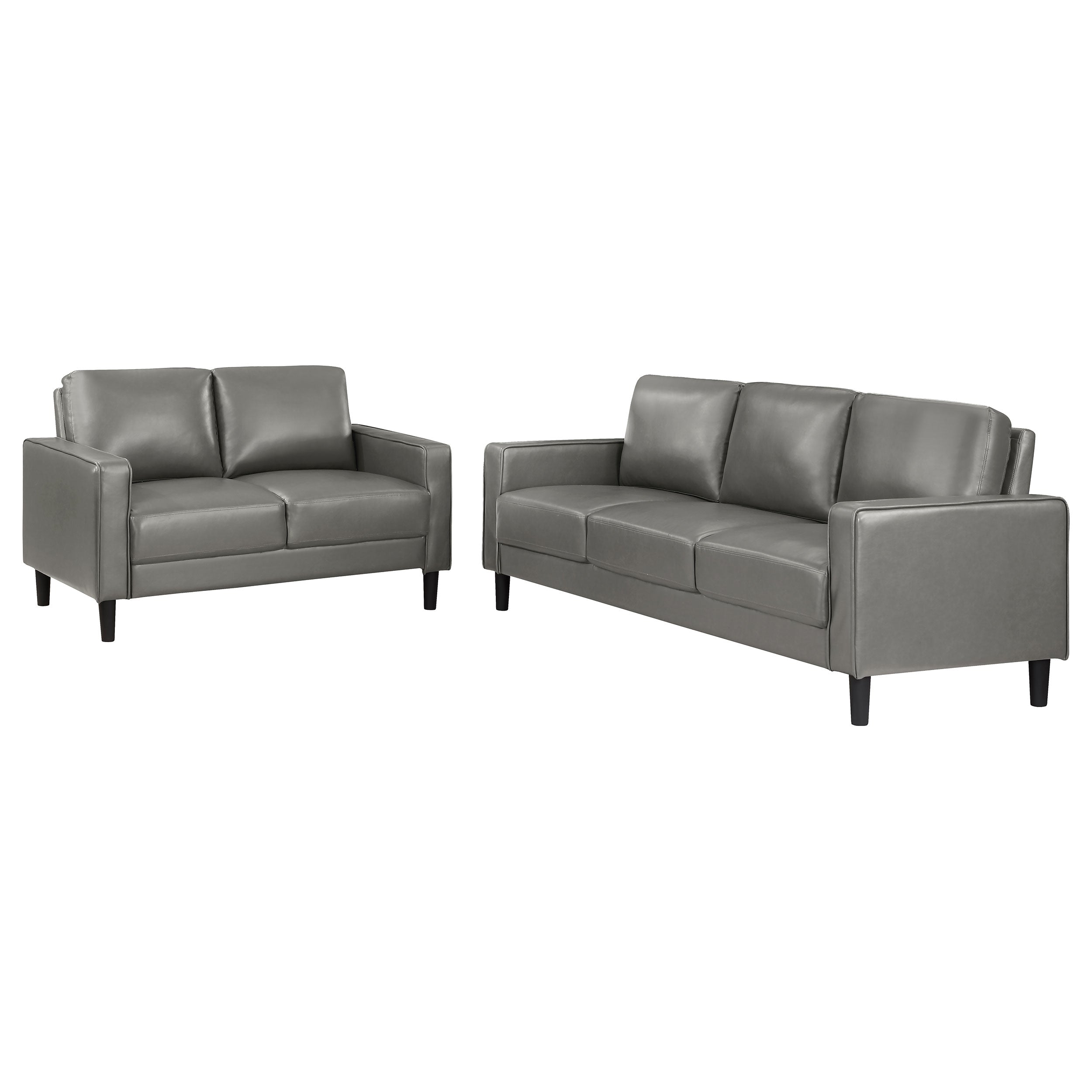 Ruth Upholstered Track Arm Sofa Set