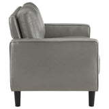 Ruth Upholstered Track Arm Sofa Set