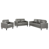 Ruth Upholstered Track Arm Sofa Set
