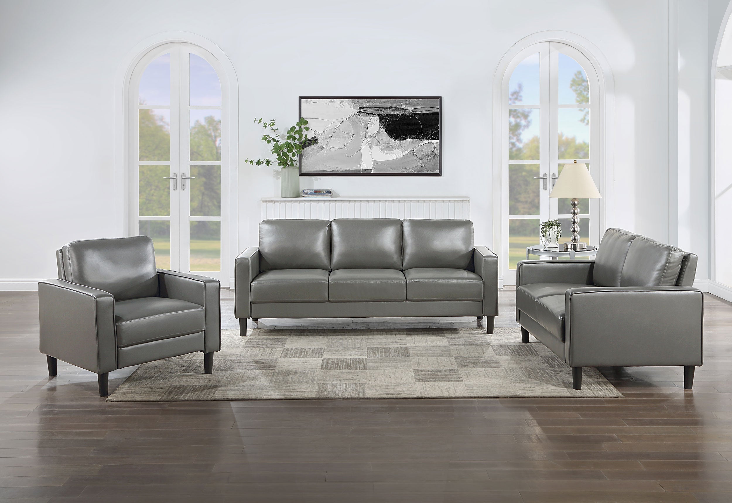 Ruth Upholstered Track Arm Sofa