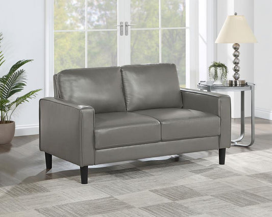 Ruth Upholstered Track Arm Loveseat