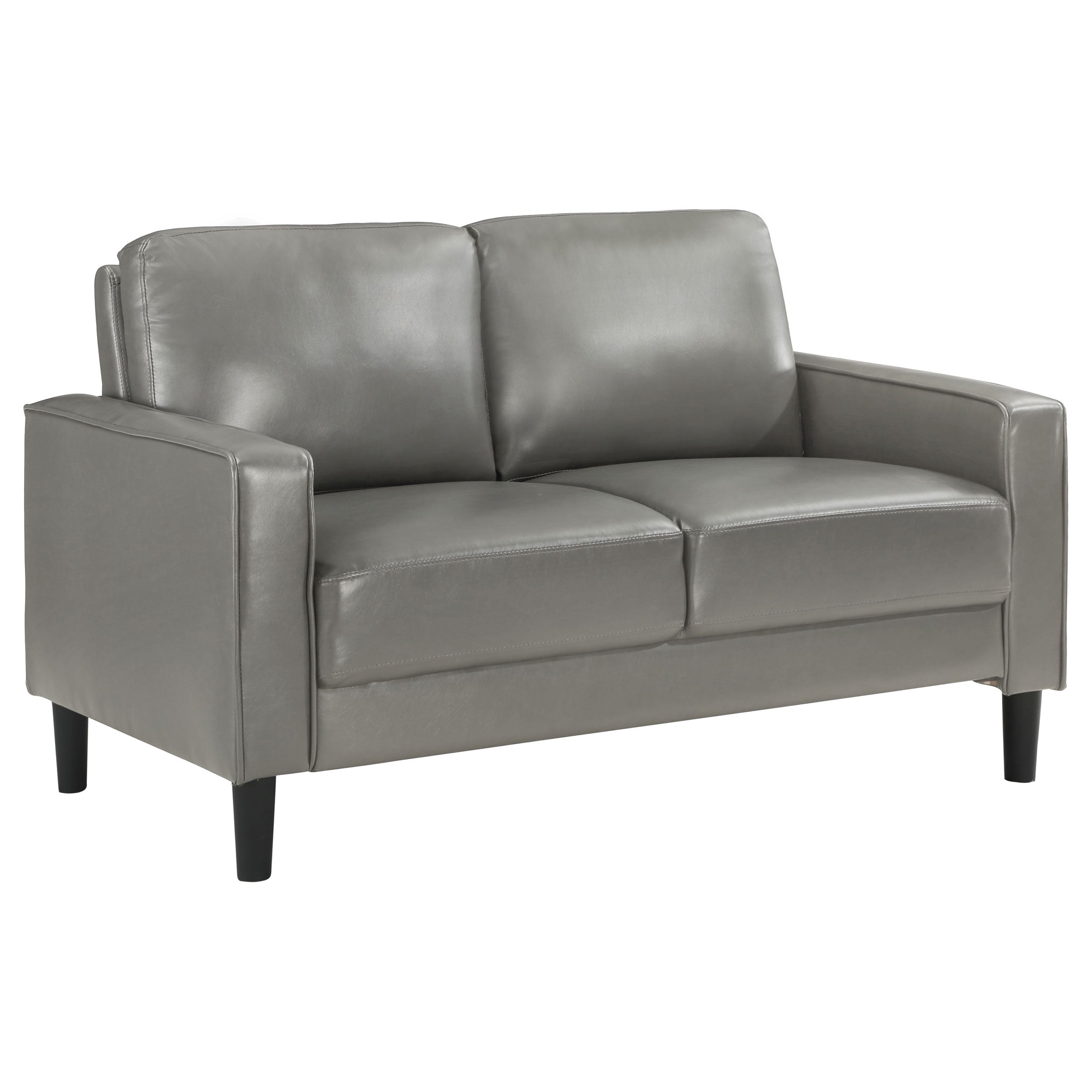 Ruth Upholstered Track Arm Loveseat
