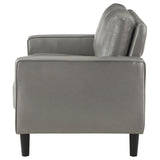 Ruth Upholstered Track Arm Loveseat