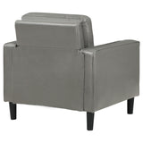 Ruth Upholstered Track Arm Accent Chair
