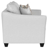 Salizar Upholstered Flared Arm Sofa Set