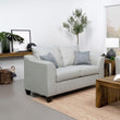 Salizar Upholstered Flared Arm Loveseat