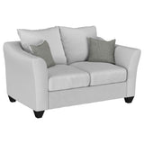 Salizar Upholstered Flared Arm Loveseat