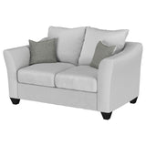 Salizar Upholstered Flared Arm Loveseat
