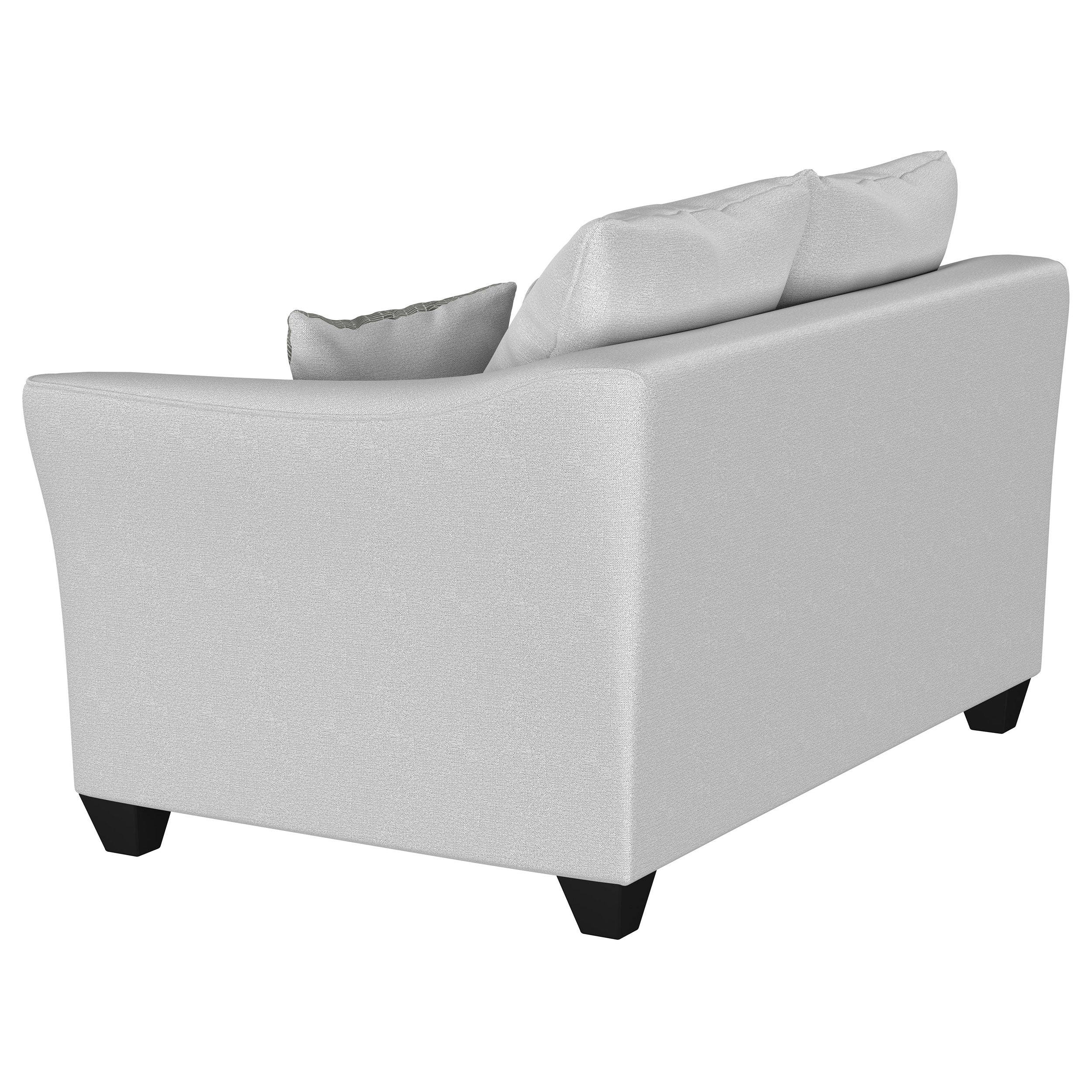 Salizar Upholstered Flared Arm Loveseat