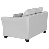 Salizar Upholstered Flared Arm Loveseat