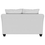 Salizar Upholstered Flared Arm Loveseat