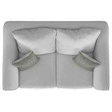 Salizar Upholstered Flared Arm Loveseat