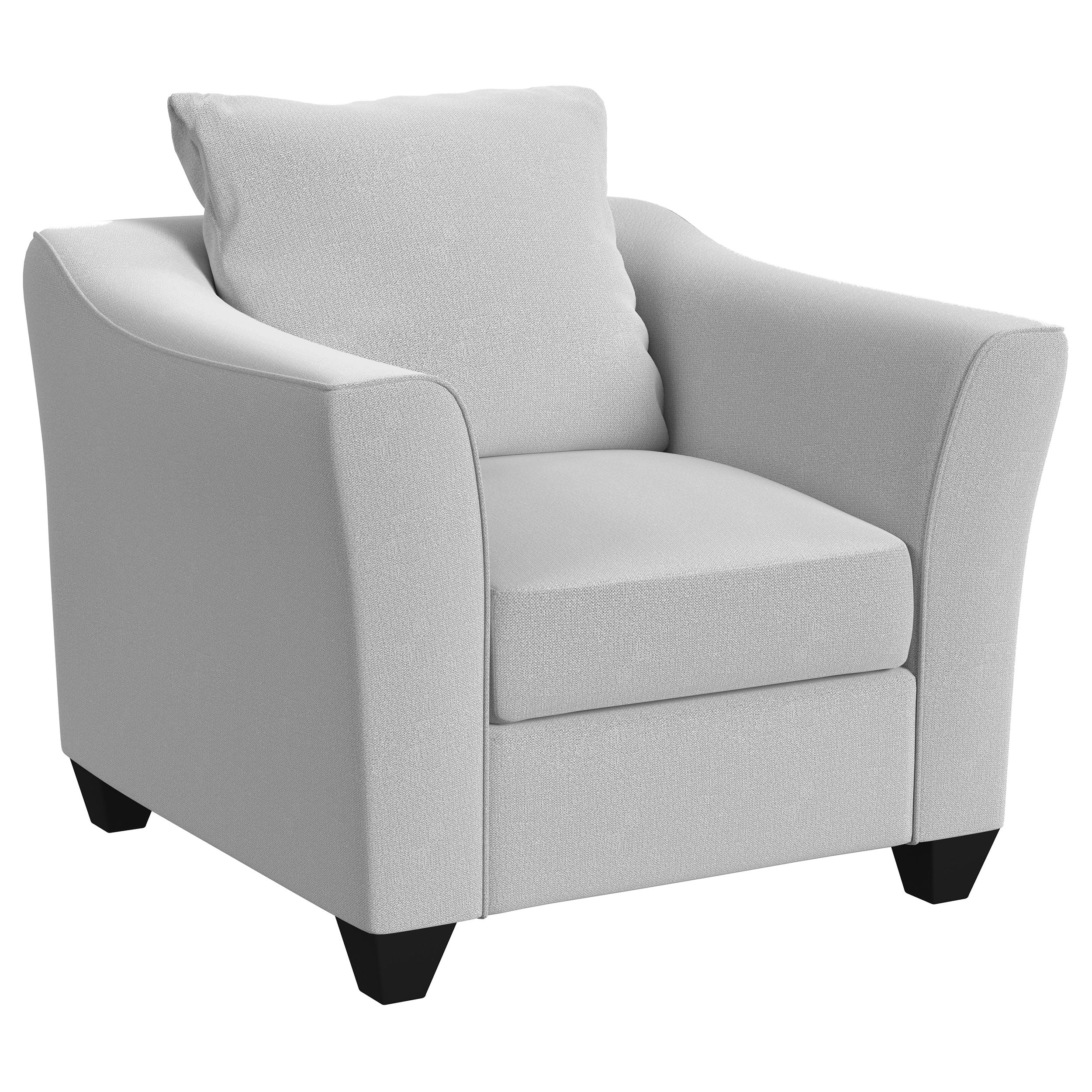 Salizar Upholstered Flared Arm Accent Chair