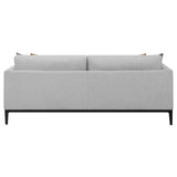 Apperson Upholstered Track Arm Sofa Light Grey