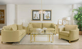Corliss Velvet Upholstered Sofa Set