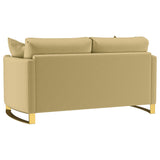 Corliss Velvet Upholstered Sofa Set