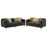 Jade Chenille Upholstered Sofa Set