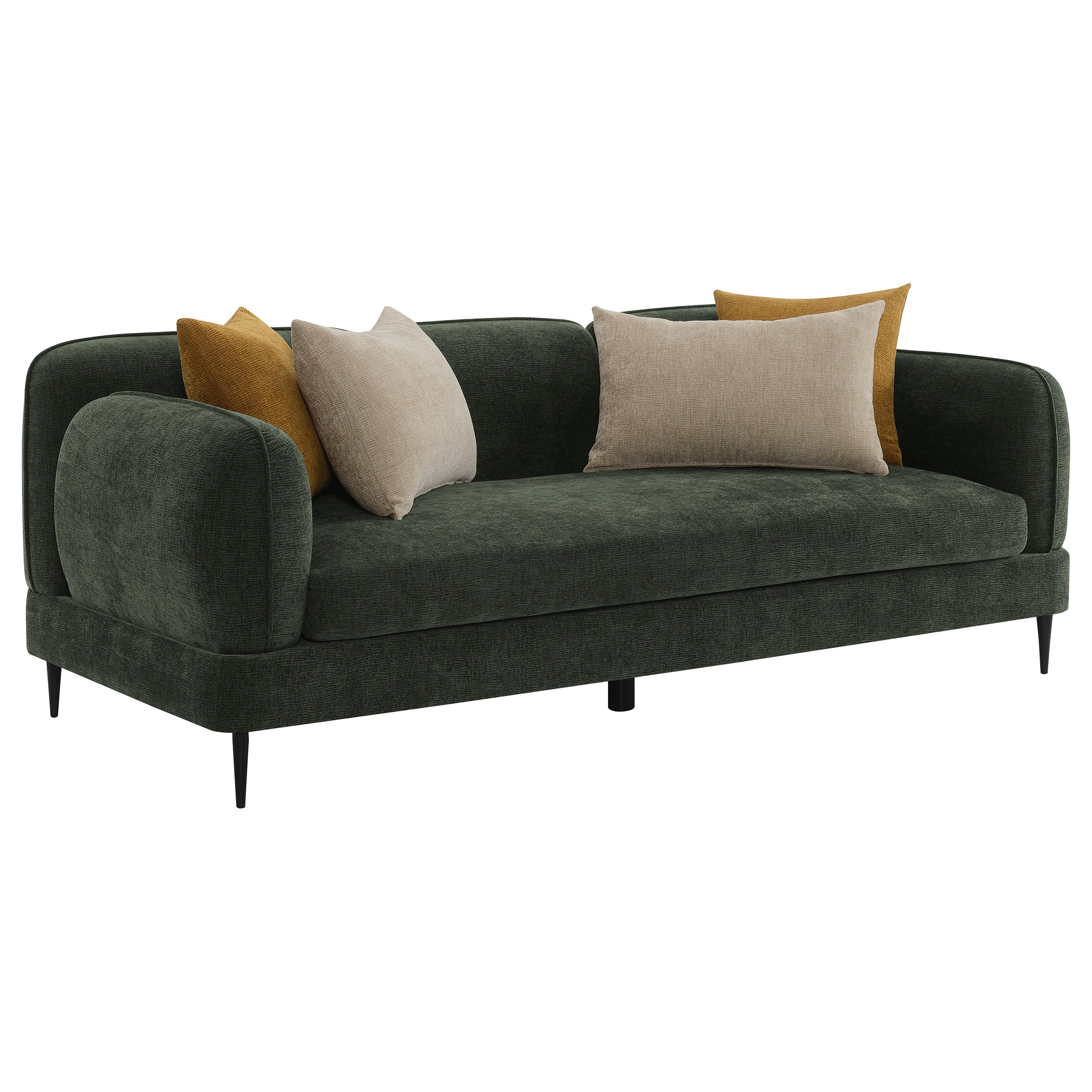 Jade Chenille Upholstered Sofa Set