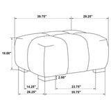 Octavia Upholstered Rectangular Ottoman