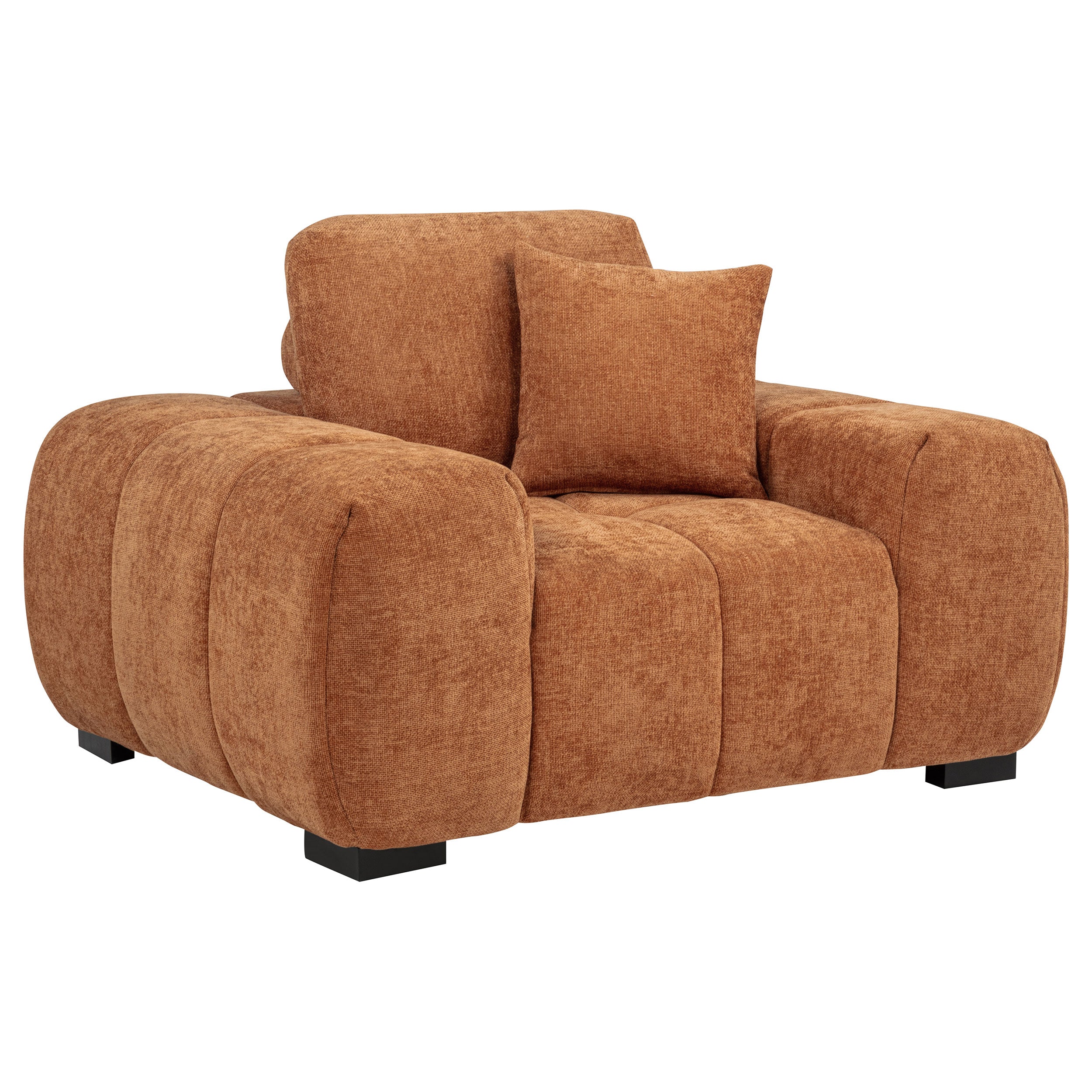 Octavia Upholstered Track Arm Accent Chair