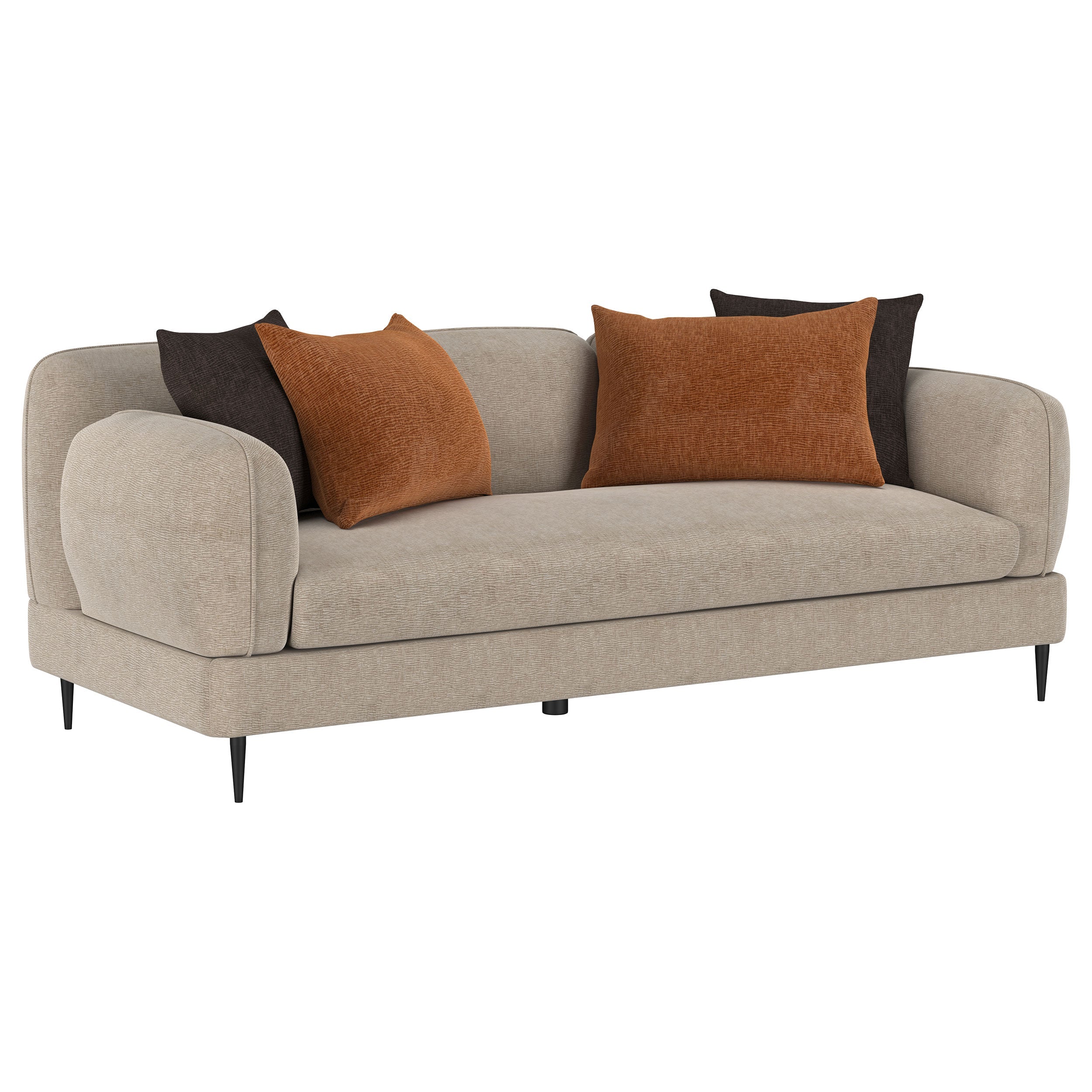 Jade Chenille Upholstered Sofa Set