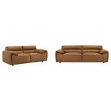 Buxton Leather Upholstered Sofa Set