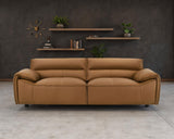 Buxton Top Grain Leather Upholstered Sofa