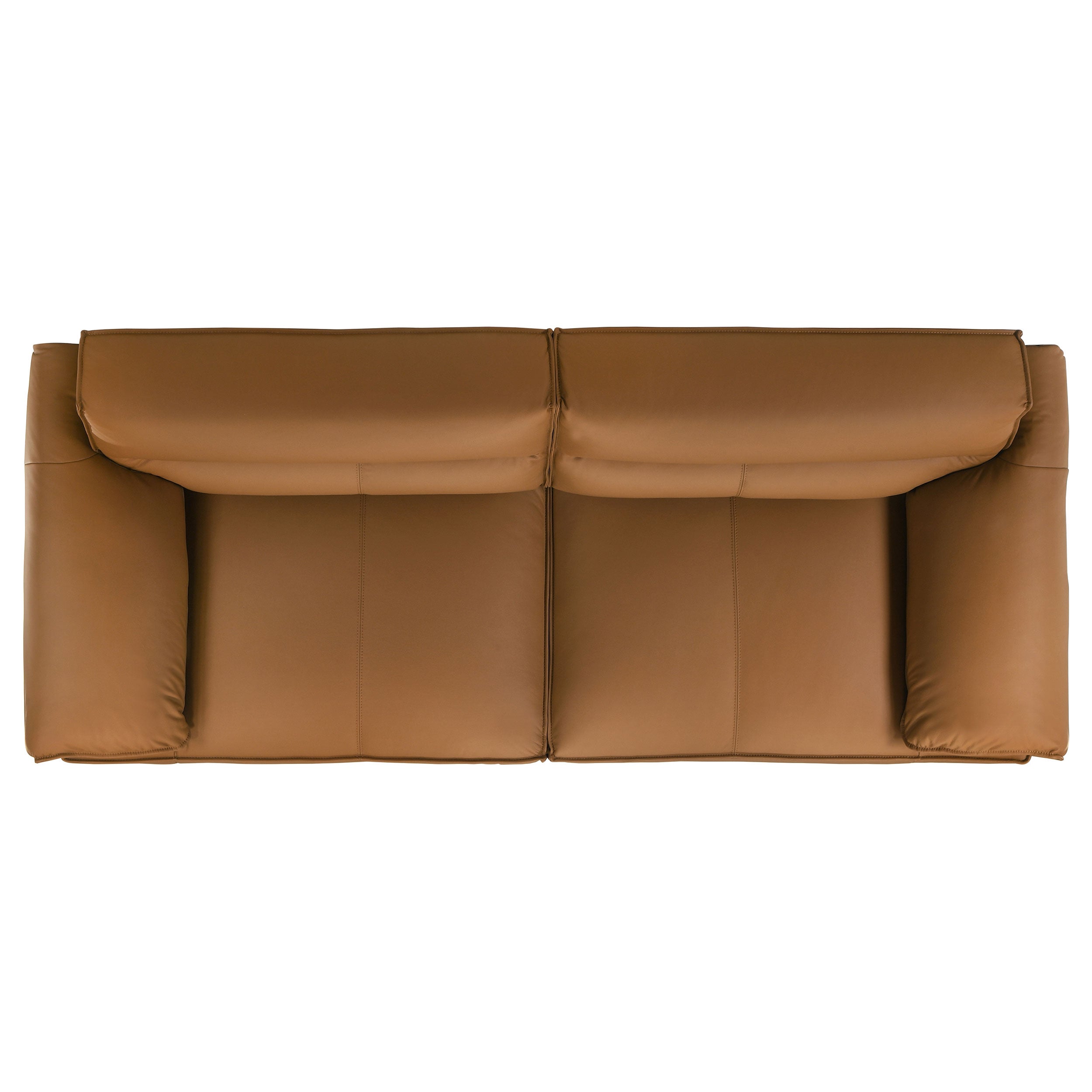 Buxton Top Grain Leather Upholstered Sofa