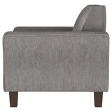 Deerhurst Upholstered Track Arm Tufted Accent Chair