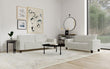 Deerhurst Upholstered Track Arm Sofa Set Greige