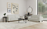 Deerhurst Upholstered Track Arm Sofa Set Greige