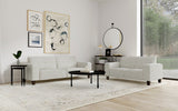 Deerhurst Upholstered Track Arm Sofa Set Greige