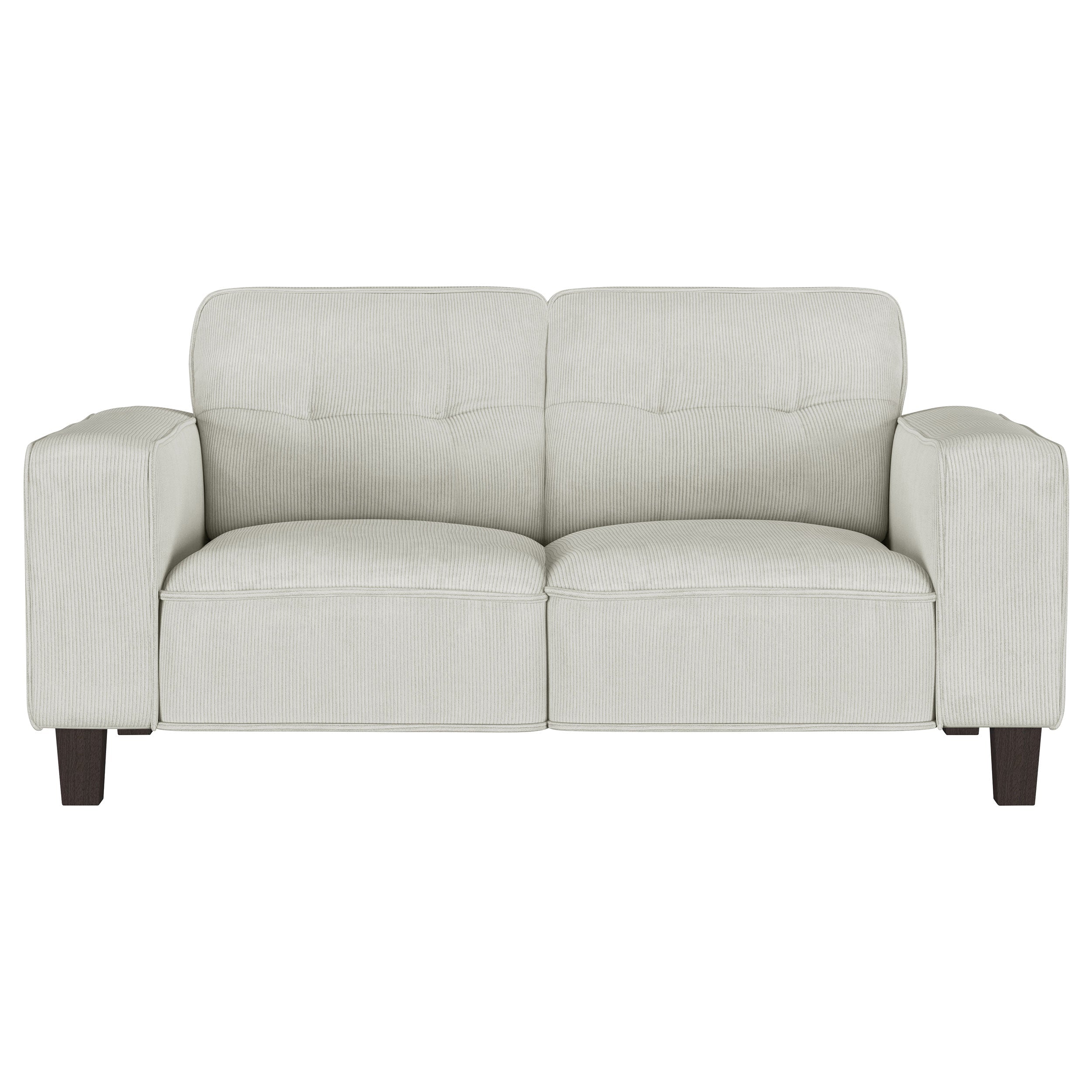 Deerhurst Upholstered Track Arm Sofa Set Greige