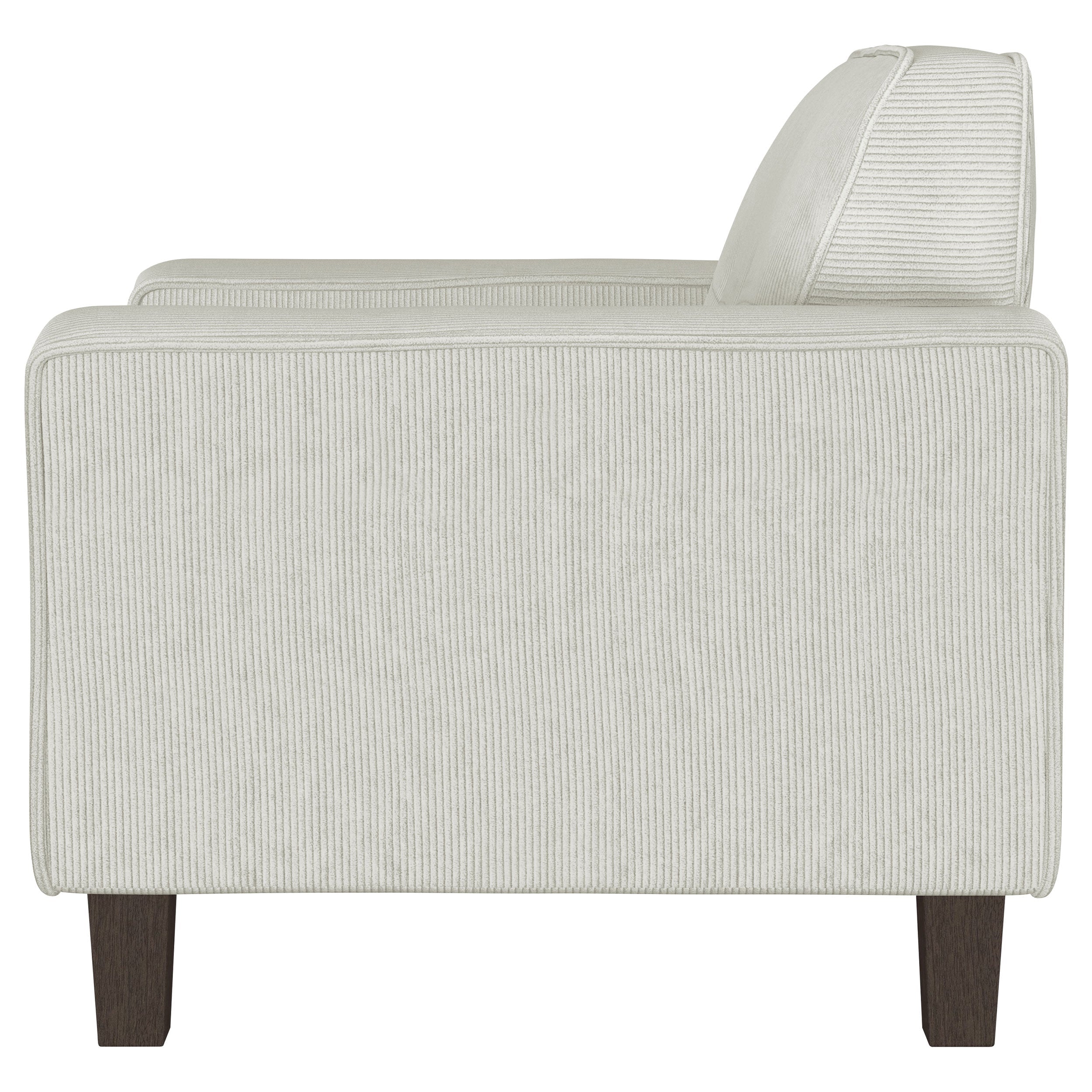 Deerhurst Upholstered Track Arm Tufted Accent Chair
