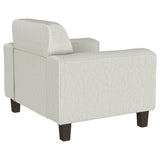 Deerhurst Upholstered Track Arm Tufted Accent Chair