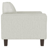 Deerhurst Upholstered Track Arm Tufted Accent Chair